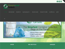 Tablet Screenshot of greencoreproducts.com
